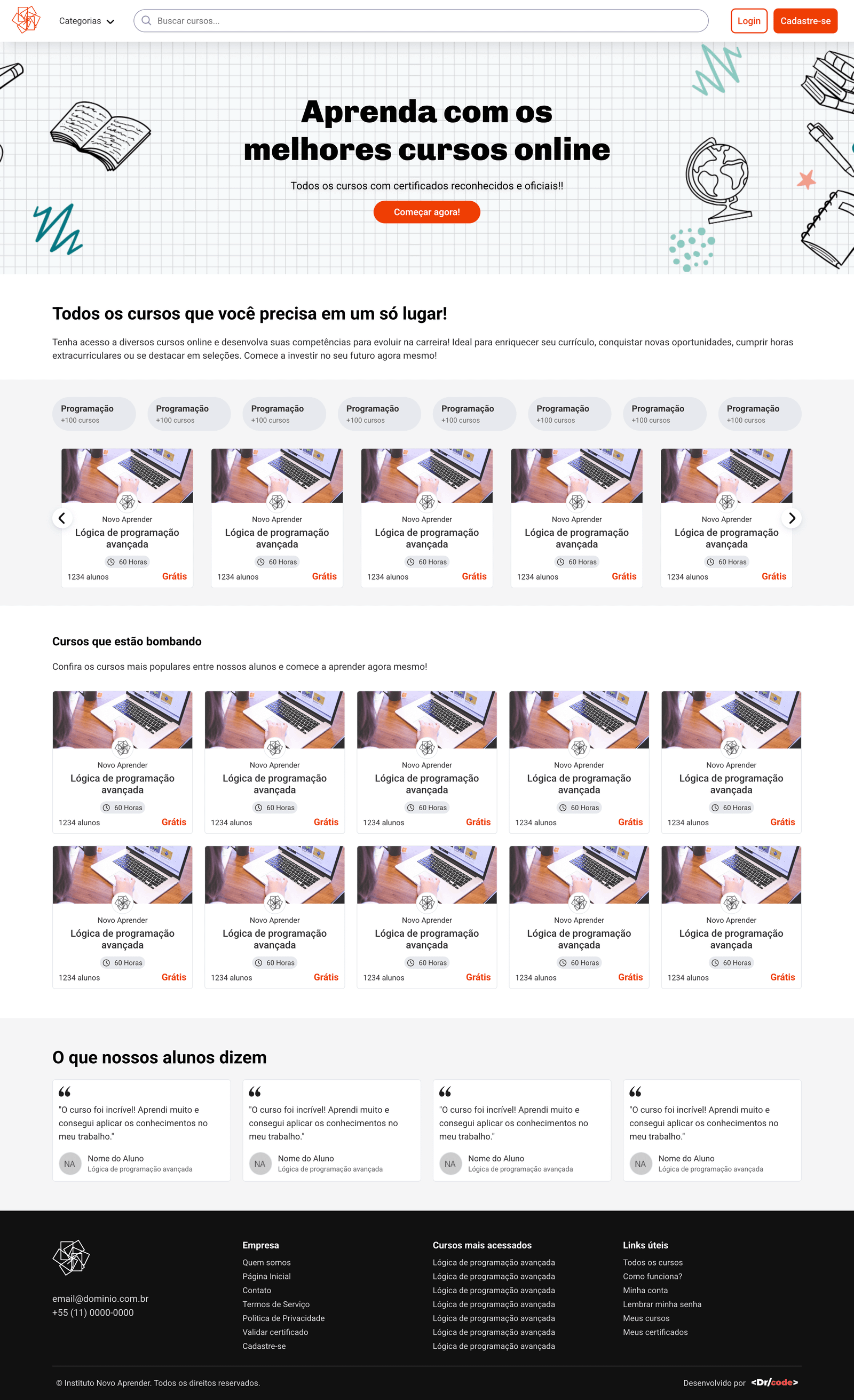 Sistema de Cursos Online
